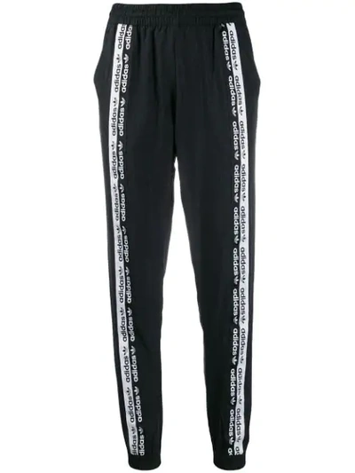 Adidas Originals Striped Ripstop Track Pants In Black | ModeSens