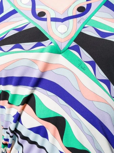 Shop Emilio Pucci Abstract Print Shirt In Purple