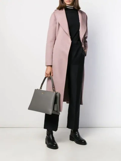 Prada High Waisted Tailored Trousers In Black