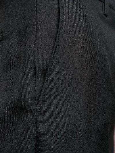 Prada High Waisted Tailored Trousers In Black