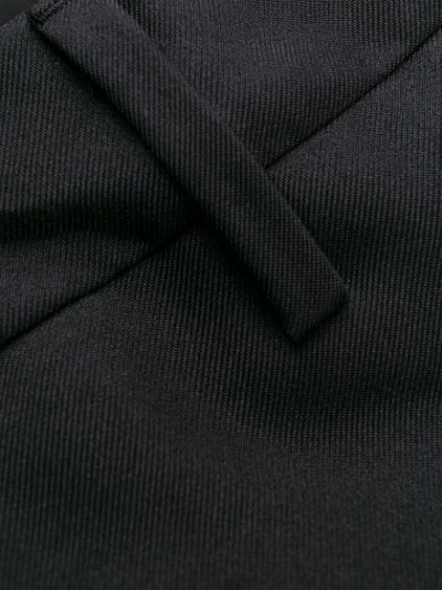 Prada High Waisted Tailored Trousers In Black