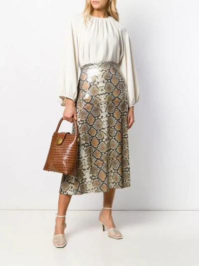 Shop In The Mood For Love The Kate Skirt In Snack Print