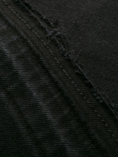 Shop Haikure Cropped Denim Jeans In Black