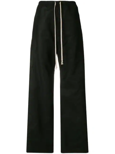 Shop Rick Owens Drkshdw Press Stud Trousers In Ds19fv09 Black