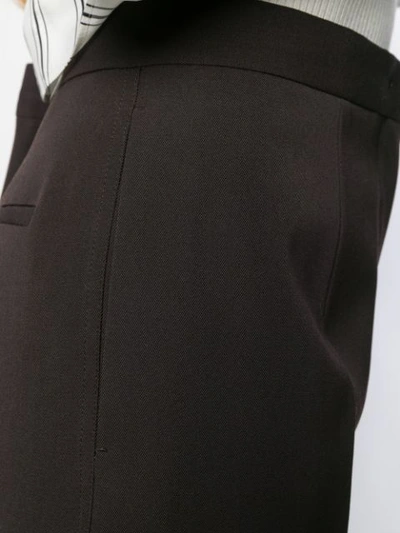 Shop Jil Sander Leon Balloon Trousers In Brown