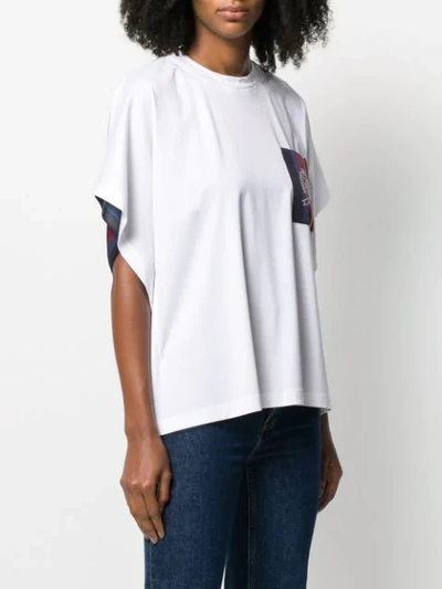 Shop Tommy Hilfiger Logo Patch Pocket T-shirt In White