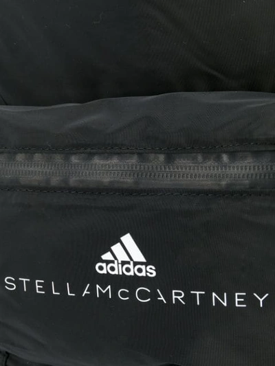 Shop Adidas By Stella Mccartney Logo Print Backpack In Black