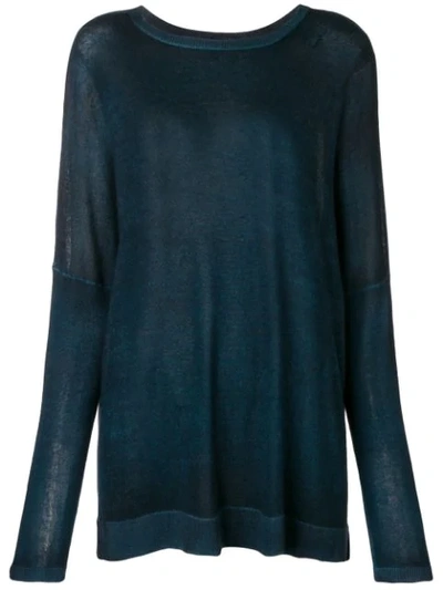 Shop Avant Toi Knit Sweater - Blue