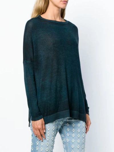 Shop Avant Toi Knit Sweater - Blue