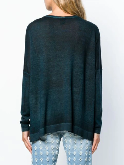 Shop Avant Toi Knit Sweater - Blue