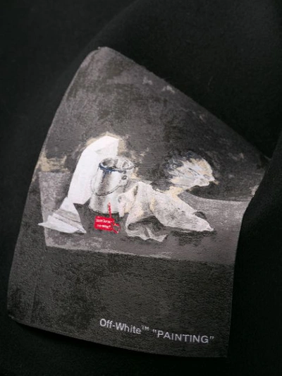 Shop Off-white Langer Mantel Mit Gürtel In 1000 Black No Color