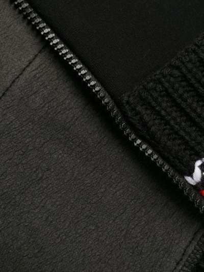 Shop Ermanno Scervino Hooded Active Jacket In Black