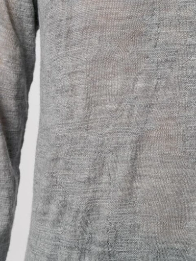 Shop Helmut Lang Lightweight-knit Jumper In Grey