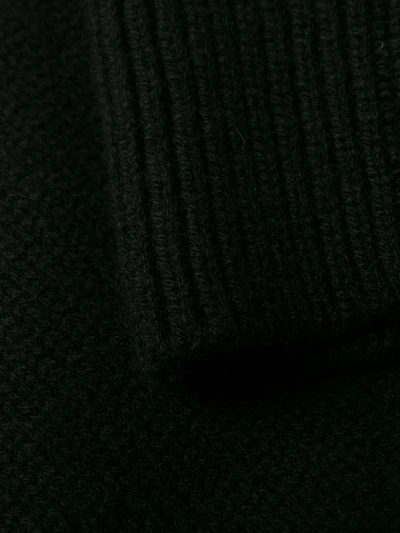 Shop Allude Turtleneck Jumper In Black