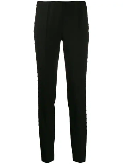 P.a.r.o.s.h Studded Skinny Trousers In Black