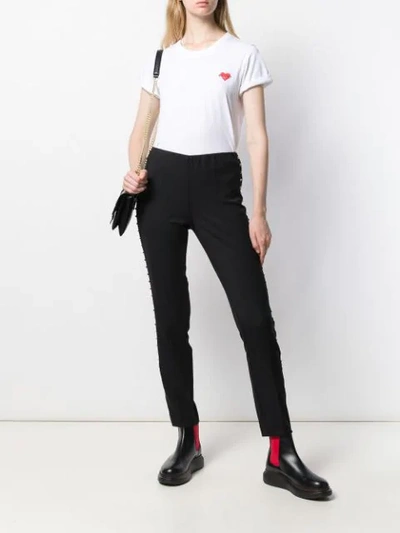 P.a.r.o.s.h Studded Skinny Trousers In Black