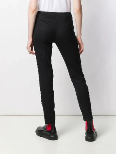 P.a.r.o.s.h Studded Skinny Trousers In Black