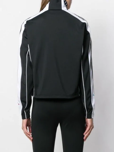 Shop Adidas Originals Side Stripes Sports Jacket In Black