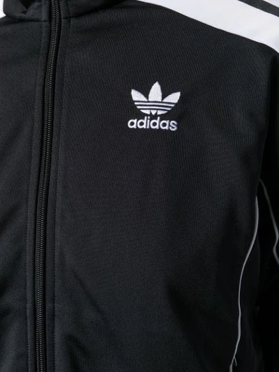 Shop Adidas Originals Side Stripes Sports Jacket In Black