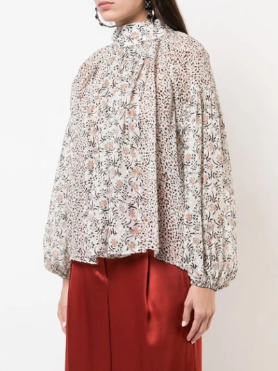 ULLA JOHNSON ORA BLOUSE - 白色