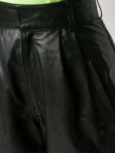 Shop Manokhi Flared Shorts In Black