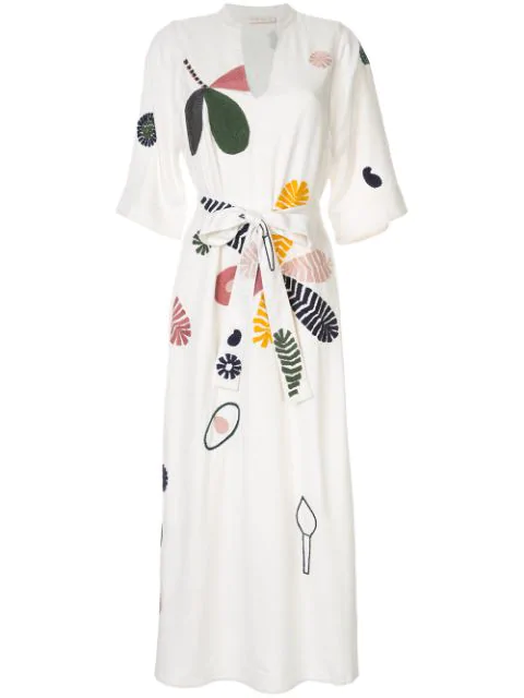 caftan midi dress