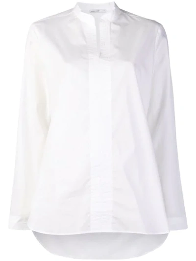Shop Marie Marot Minimal Shirt - White