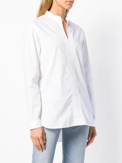 Shop Marie Marot Minimal Shirt - White