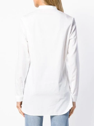 Shop Marie Marot Minimal Shirt - White