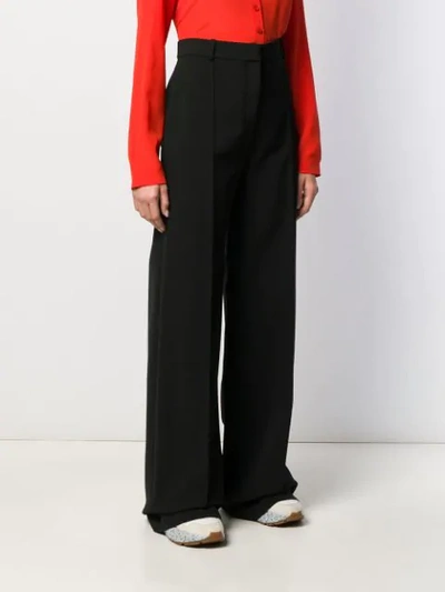 Shop Stella Mccartney Wide-leg Tailored Trousers In Black