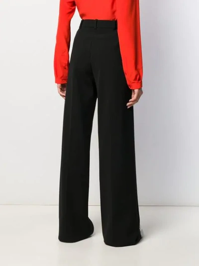 Shop Stella Mccartney Wide-leg Tailored Trousers In Black