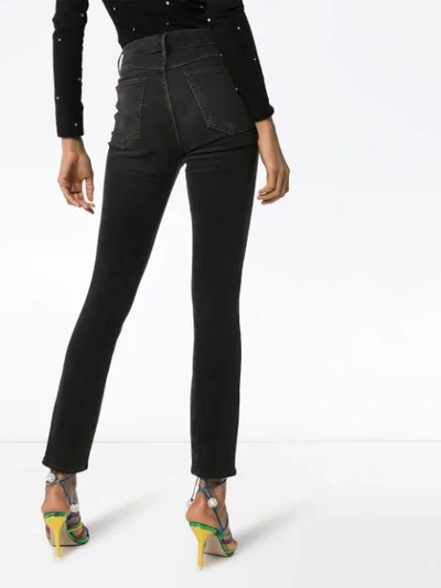 Shop 3x1 Channel Seam Skinny Jeans In Black