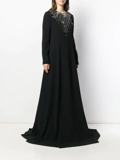 GUCCI CONSTELLATION EVENING GOWN - 黑色