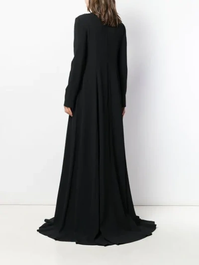 Shop Gucci Constellation Evening Gown In Black