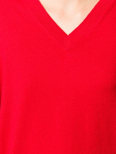 Shop Aragona Fein Gestrickter Pullover In Red