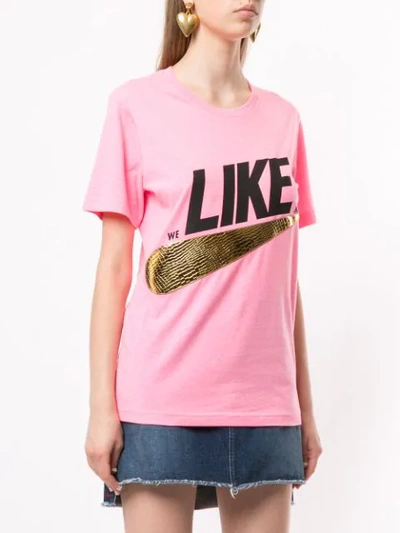 Shop Nil & Mon Like T-shirt In Pink