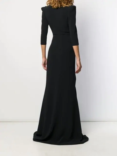 Shop Murmur Studded Long Dress In Black