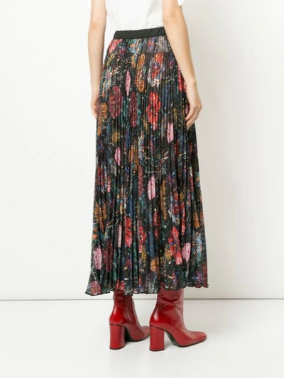Shop Romance Was Born Wildflower Pleat Skirt - Multicolour