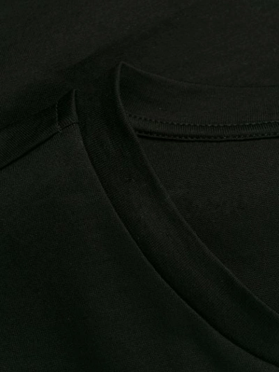 Shop Versace Logo Sequin T In Black