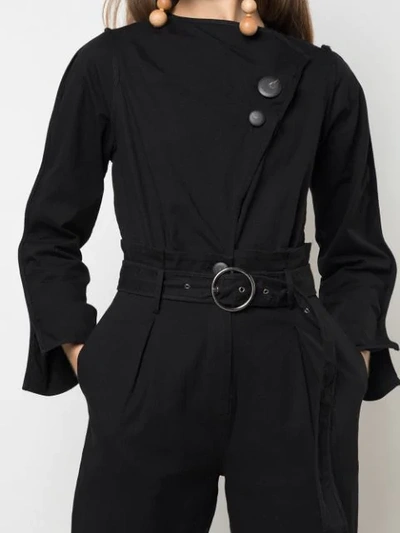 Shop Sea Belted Jumpsuit In Black