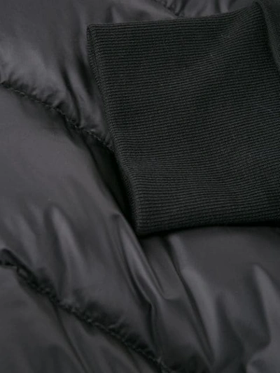Shop Moncler Padded Zip-up Jacket In Black