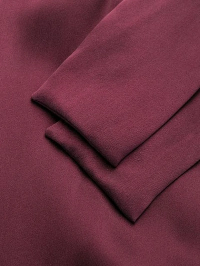 Shop Zimmermann Asymmetric Ruffled Dress In Red