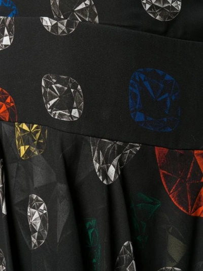 Shop Christopher Kane Multi Jewel Mini Dress In Black
