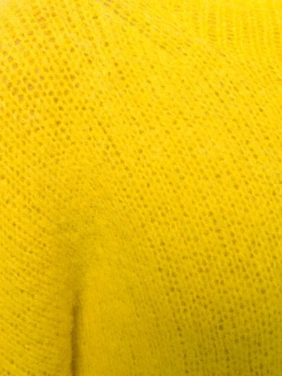 Shop Tela Klassischer Rollkragenpullover In Yellow