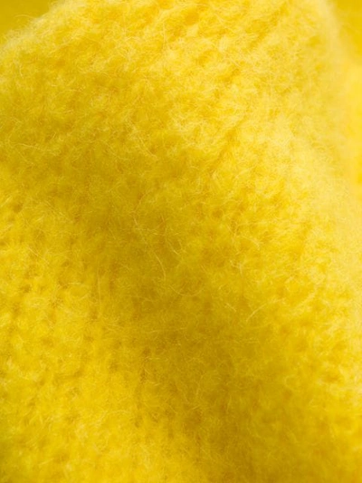 Shop Tela Klassischer Rollkragenpullover In Yellow