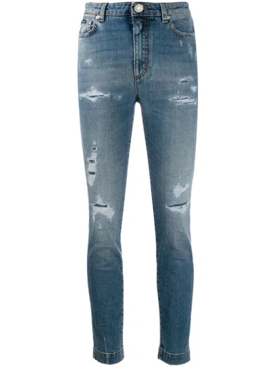 Shop Dolce & Gabbana Audrey Skinny Jeans In Blue