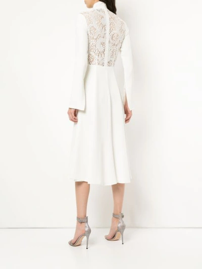 Shop Macgraw Omega Dress - White