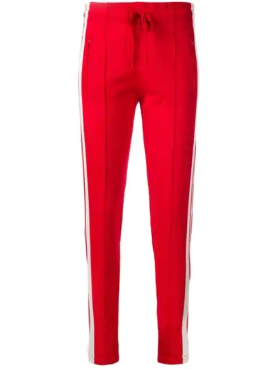 Shop Isabel Marant Étoile Slim Fit Track Pants In Red
