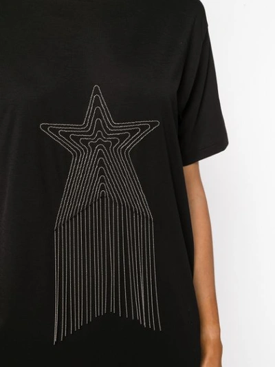 Shop Stella Mccartney Embellished Star T-shirt - Black