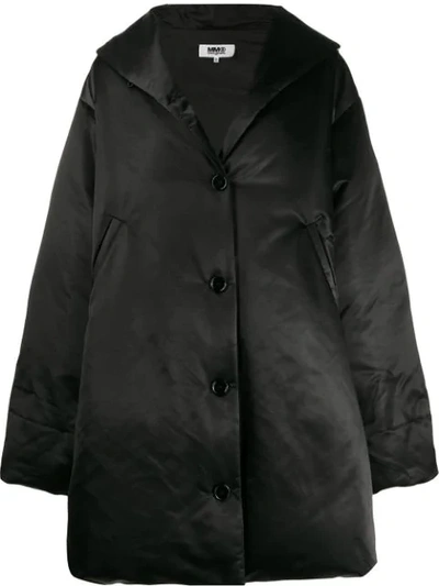 MM6 MAISON MARGIELA OVERSIZED PADDED COAT - 黑色